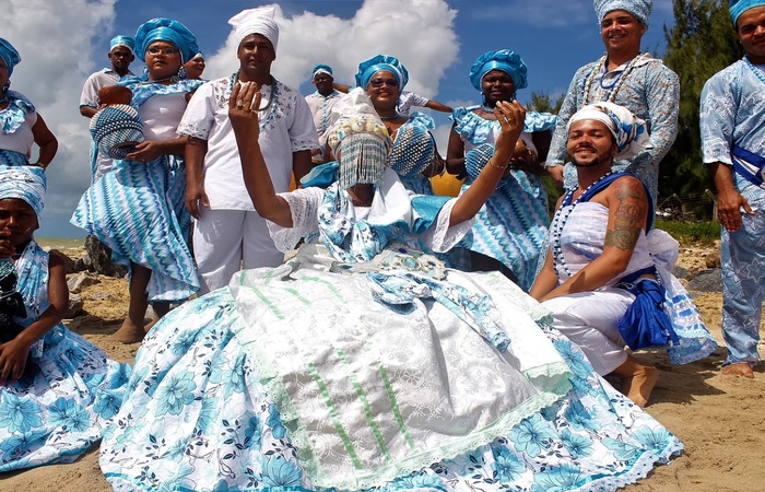 O grupo tem como divindade patrona o Orixá Iemanjá. Foto: Samuel Calado/DP/
