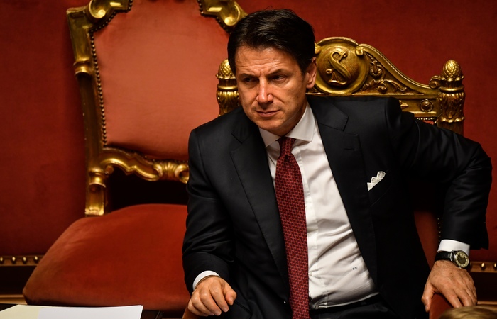 Giuseppe Conte, ex-primeiro-ministro italiano. Foto: Andreas Solaro/AFP/