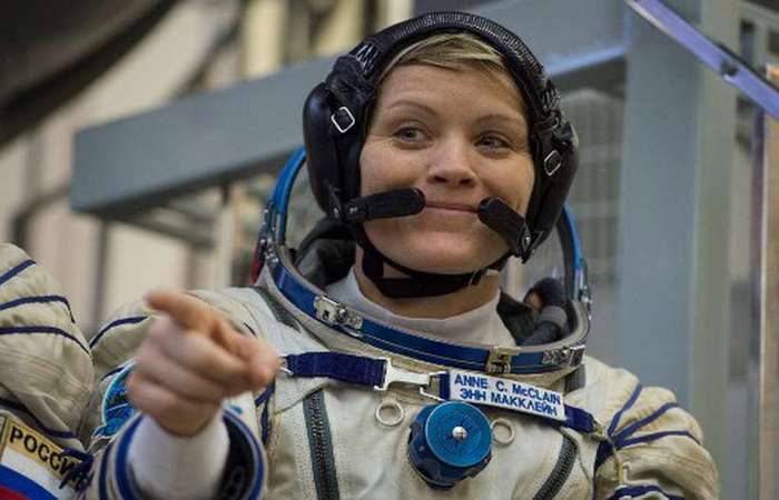 Astronauta da NASA Anne McClain. Foto: STR/AFP/