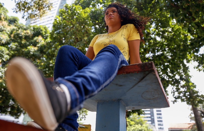 Xaiane Lorrainer quer agarrar as oportunidades que lhe foi posta. Foto: Leandro de Santana