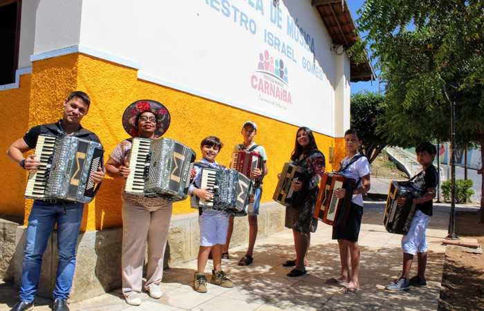 Escola de Música Maestro Ismael Gomes é referência no estado formando músicos para as bandas nordestinas. Foto: Divulgação