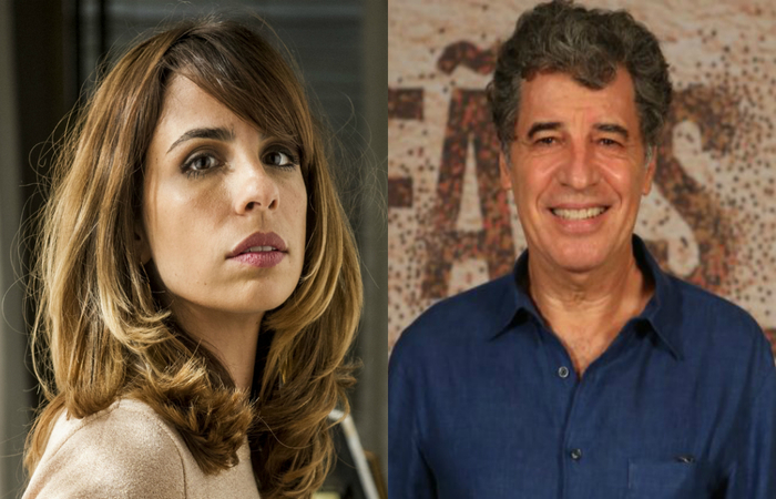 A atriz Maria Ribeiro e seu ex-marido, o ator Paulo Betti - Créditos: Divulgação/Globo./