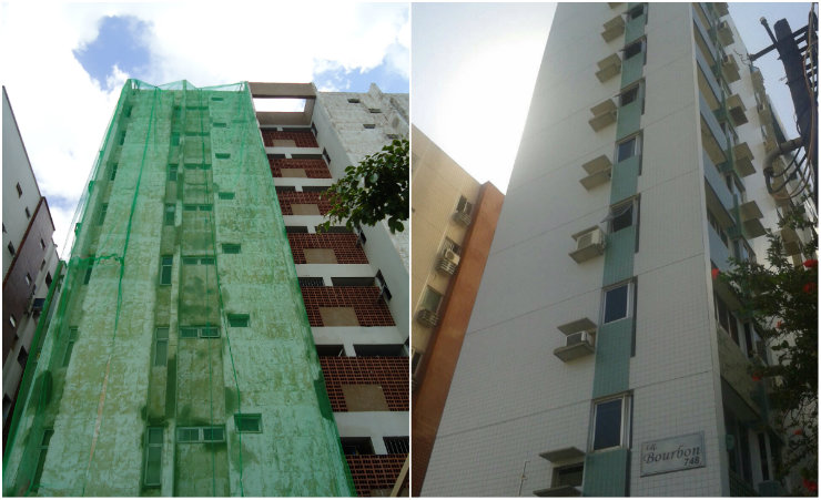 A empresa pernambucana é referência em manutenção e recuperação de fachadas. Foto: Divulgação/ A empresa pernambucana é referência em manutenção e recuperação de fachadas. Foto: Divulgação/