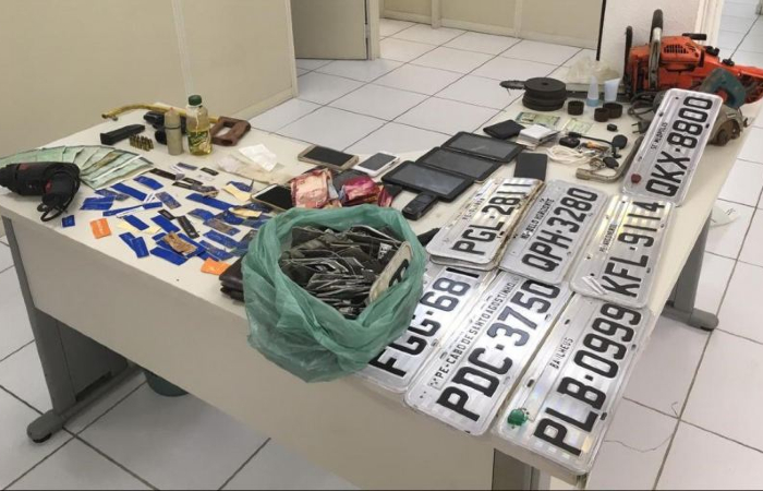 Material apreendido - Divulgação/Polícia Civil