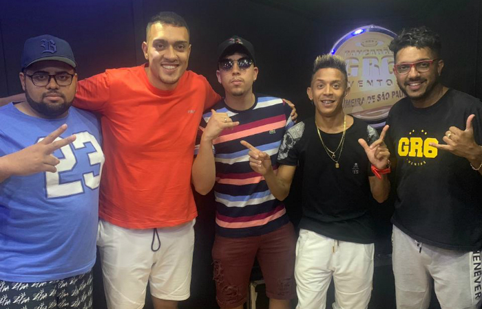 DG, MC Bin Laden, Batidão Stronda, Troinha e Buiu na GR6. Foto: Instagram/Reprodução