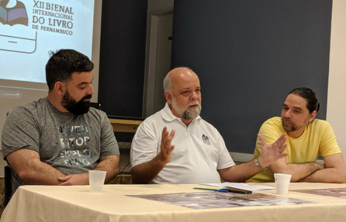 A coletiva foi realizada nesta quinta-feira (12). Foto: Lula Portela/Divulgação/