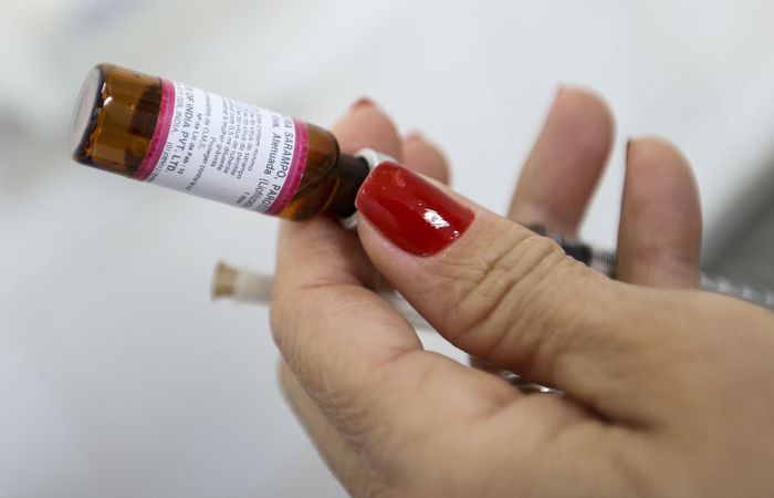 Segundo o ministério, as crianças são as mais suscetíveis às complicações e óbitos por sarampo - Créditos: Marcelo Camargo/Agência Brasil./