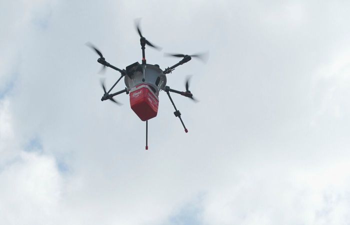 O projeto é fruto de uma parceria com a empresa Speedbird Aero e pretende agilizar o processo de entrega - Créditos: Divulgação./