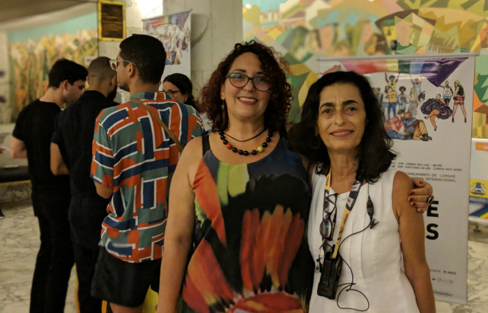 Carla Francine e Rosinha Assis no Recifest de 2018. Foto: Recifest/Divulgação