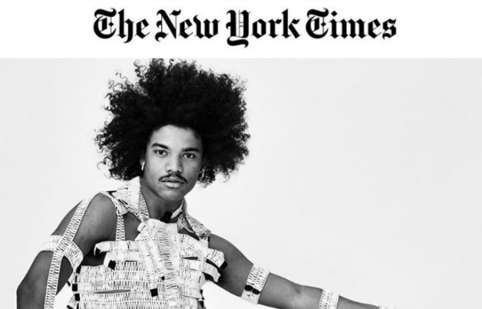 Samuel d'Saboia fotografado por Philippe Vogelenzang. Foto: The New York Times/Reprodução/