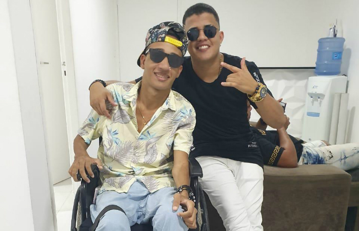 MC Vini e Danilo Bolado. Foto: Victor Ronã/Cortesia/ MC Vini e Danilo Bolado. Foto: Victor Ronã/Cortesia/