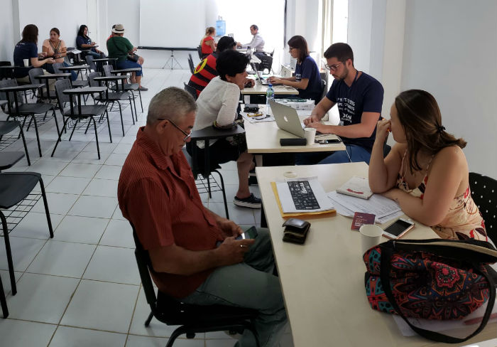 A ação começou na última terça (24) e segue até o dia 26, no auditório do Posto de Saúde da Família (PSF), localizado na BR-363. Foto: Divulgação./