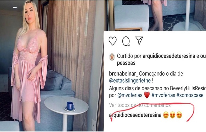 No comentário, a Arquidiocese publicou três emojis com corações, imagens de carinhas típicas das redes sociais. A gafe causou uma repercussão negativa - Foto: Reprodução./