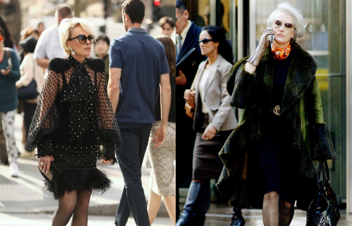 Ana Maria foi uma das convidadas para assistir o desfile da grife francesa Balmain. Ela usou um vestido da marca na cor preta, com transparência, poá (bolinha), ombros marcados e aplicações de metal - Foto: Instagram/Reprodução./ Ana Maria foi uma das convidadas para assistir o desfile da grife francesa Balmain. Ela usou um vestido da marca na cor preta, com transparência, poá (bolinha), ombros marcados e aplicações de metal - Foto: Instagram/Reprodução./