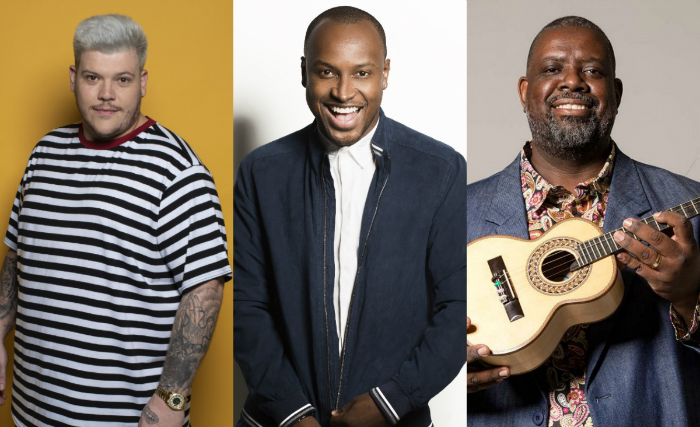 Ferrugem, Thiaguinho e Péricles. Washington Possato, Marcos Duarte e Péricles/Divulgação/