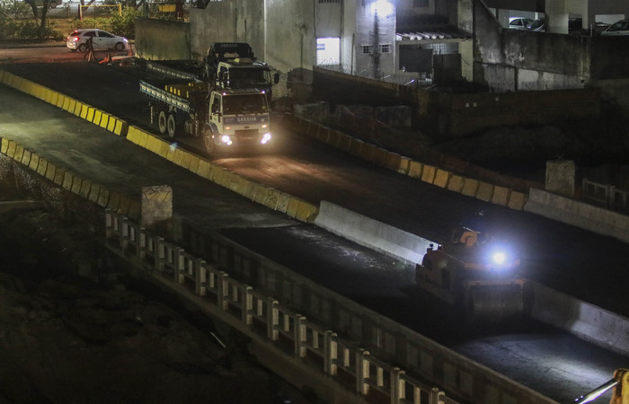 Ponte Aluízio de Azevedo será inaugurada nesta sexta e receberá todo fluxo de saída de Jardim Atlântico. Foto: Bruna Costa/DP Foto.