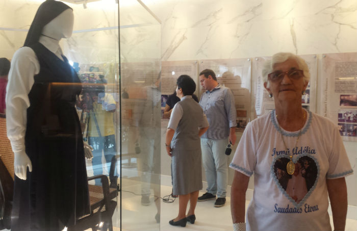 Graça Teixeira, irmã da Irmã Adélia, esteve no Memorial. Foto: Patrícia Monteiro/Esp.DP./ Graça Teixeira, irmã da Irmã Adélia, esteve no Memorial. Foto: Patrícia Monteiro/Esp.DP./