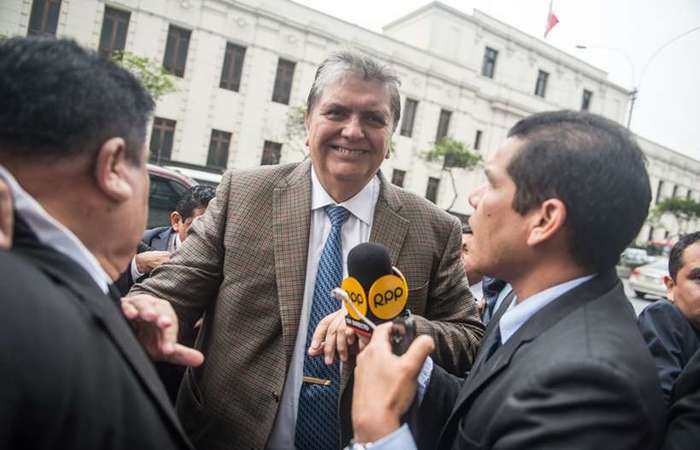 García, 69 anos, se matou com um tiro na cabeça no dia 17 de abril passado, quando estava para ser preso pelo escândalo de corrupção envolvendo a Odebrecht - Foto: AFP./ García, 69 anos, se matou com um tiro na cabeça no dia 17 de abril passado, quando estava para ser preso pelo escândalo de corrupção envolvendo a Odebrecht - Foto: AFP./
