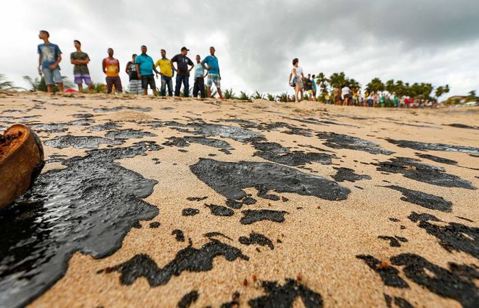 Ibama diz que 72 municípios tiveram praias afetadas. Fotos: Felipe Brasil/Fotos Públicas/