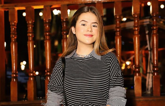 Maisa é embaixadora da Pantene e foi ao Mais Você divulgar um produto da marca./Foto: Reprodução/Instagram