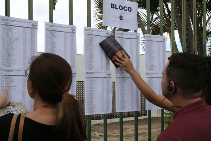 Chegar com antecedência permite ter tempo para verificar com tranquilidade a sala onde fará o exame./Foto: Valter Campanato/Agência Brasil. Chegar com antecedência permite ter tempo para verificar com tranquilidade a sala onde fará o exame./Foto: Valter Campanato/Agência Brasil.