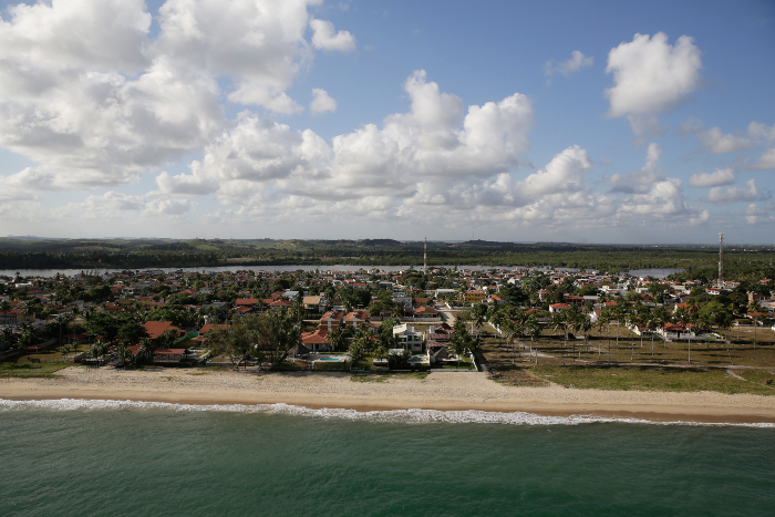 Vista aérea da Praia de Serrambi./Foto: Paulo Paiva/DP