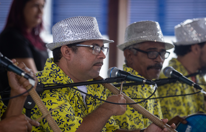 Músicos do Cavalo Marinho Estrela de Ouro. Foto: Samuel Calado/DP