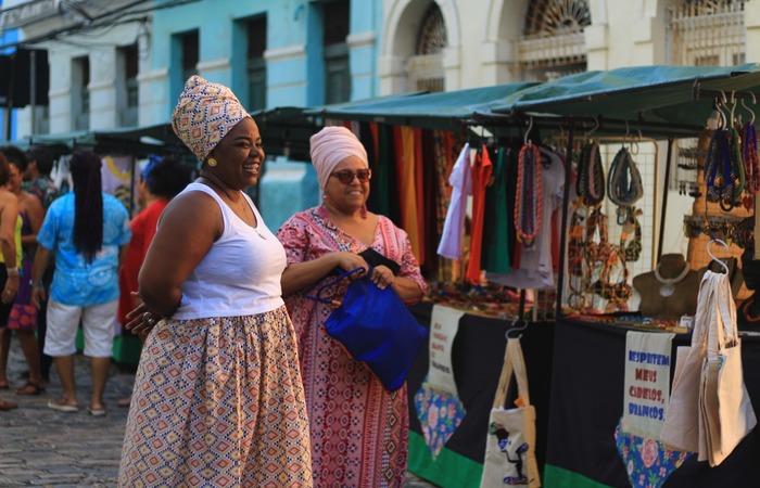Afroempreendedoras da Quilombar. Foto: Rafaela Barros/Divulgação