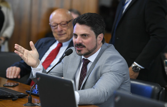 Senador Marcos do Val (Podemos) em pronunciamento. (Foto: Roque de Sá/Agência Senado) Senador Marcos do Val (Podemos) em pronunciamento./Foto: Roque de Sá/Agência Senado