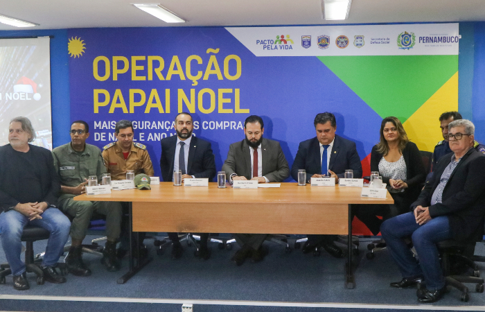 Operação Papai Noel foi divulgada nesta quinta-feira (21), em coletiva promovida pela SDS.