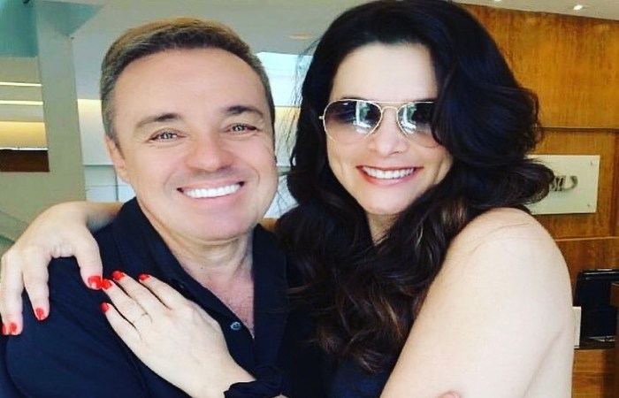 No reencontro com o ex-chefe, a modelo afirmou que deu muitas risadas com o apresentador/Foto: Reprodução/Instagram