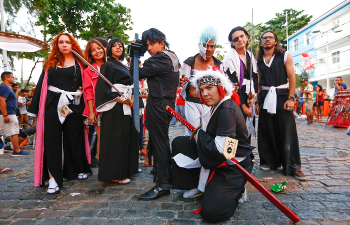Feira Japonesa do Recife contou com muita presen&ccedil;a de cosplayers./Foto: Paulo Paiva/DP.