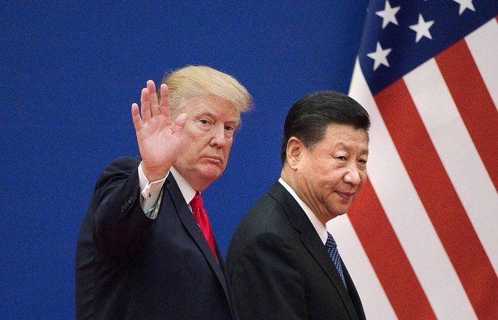 Presidentes Trump e Xi Jinping. (Foto: Nicolas Asfouri/AFP) Presidentes Trump e Xi Jinping./Foto: Nicolas Asfouri/AFP