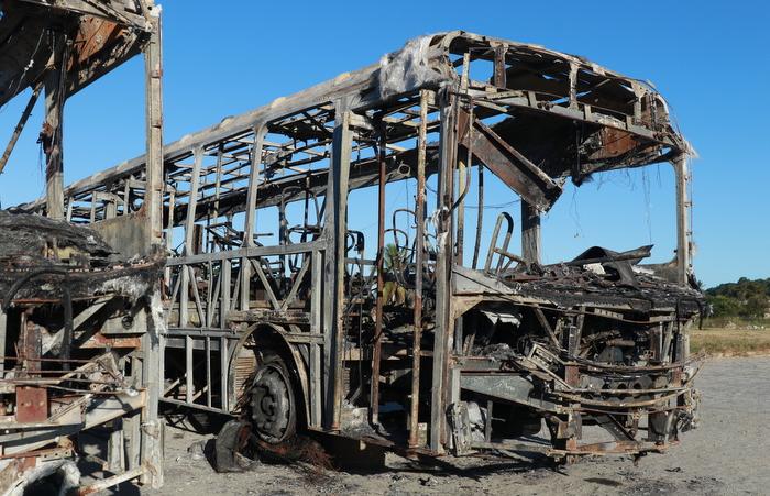 Aumento dos incêndios em ônibus provoca medo e expõe uso do transporte público como alvo de grupos criminosos e vândalos./Foto: Bruna Costa/Esp. DP Aumento dos incêndios em ônibus provoca medo e expõe uso do transporte público como alvo de grupos criminosos e vândalos./Foto: Bruna Costa/Esp. DP
