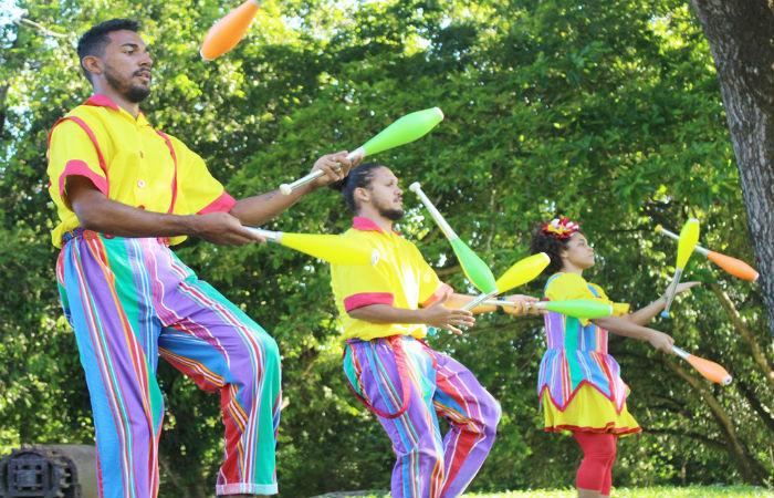 Artistas da Trupe Circus ministram oficinas e apresentam espetáculo DiverCircus/Foto: Anne Gomes / Escola Pernambucana de Circo