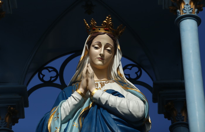 Monumento religioso dedicado à Virgem Maria, com a imagem fabricada por uma empresa francesa, foi inaugurado em 1904/Peu Ricardo/DP Foto
