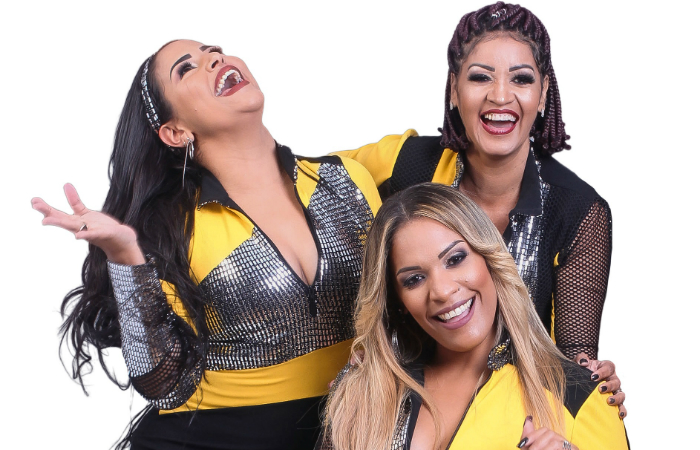 Dayanne Henrique, Eliza Mell e Dany Miller, as Amigas.