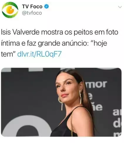 A fotografia gerou uma matéria de cunho sensacionalista cujo título sexualizava o momento maternal da artista com o bebê