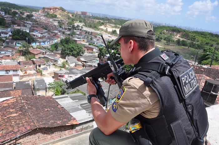 Outro soldado ficou ferido, mas passa bem./Foto: Policia Militar de Pernambuco/Divulgação