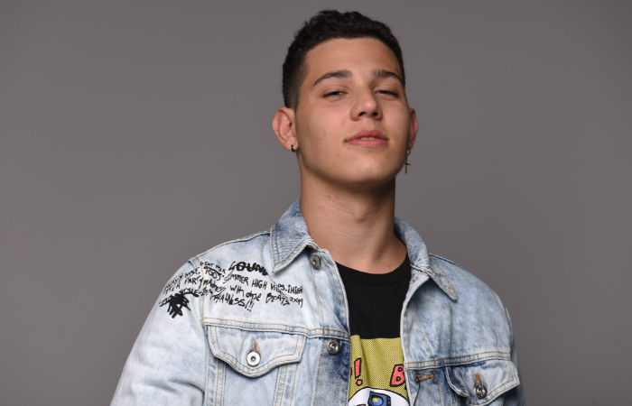 Jo&atilde;o Pedro Castro, conhecido pelo nome art&iacute;stico V2./Foto: Bosquinho Lacerda/Divulga&ccedil;&atilde;o