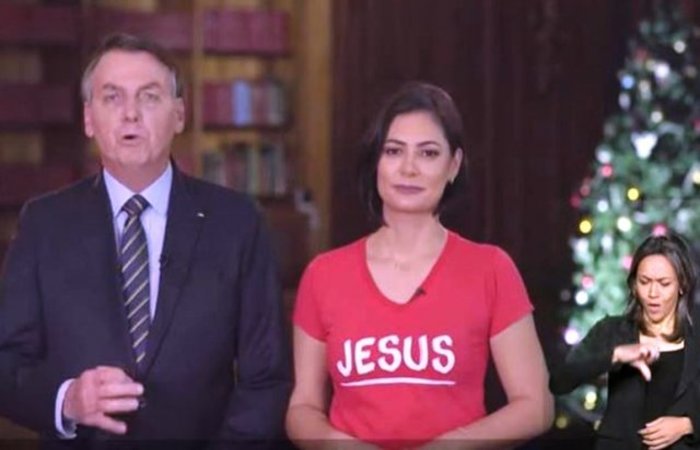 Mensagem de Natal do Presidente Jair Bolsonaro e Primeira-dama Michelle Bolsonaro/YouTube/Reprodu&ccedil;&atilde;o