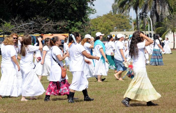 Integrantes da doutrina Santo Daime, que utiliza o chá ayahuasca em seus rituais/Foto: Elza Fiúza/Agência Brasil Integrantes da doutrina Santo Daime, que utiliza o chá ayahuasca em seus rituais/Foto: Elza Fiúza/Agência Brasil