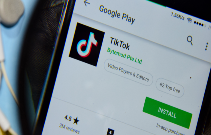 O aplicativo TikTok./Foto: Reprodução O aplicativo TikTok./Foto: Reprodução