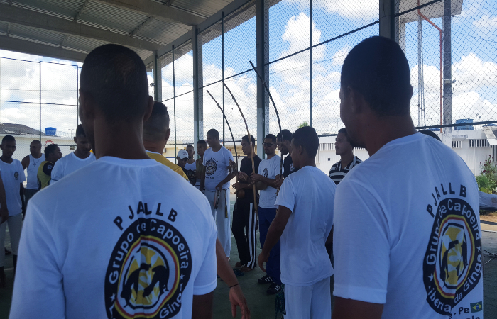 A prática é desenvolvida há seis anos no Presídio Juiz Antonio Luiz Lins de Barros (Pjallb) e contempla 21 detentos./Foto: Divulgação/Seres. A prática é desenvolvida há seis anos no Presídio Juiz Antonio Luiz Lins de Barros (Pjallb) e contempla 21 detentos./Foto: Divulgação/Seres.