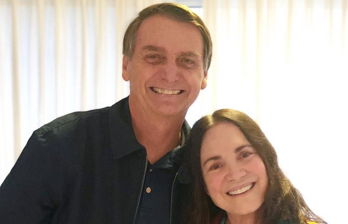 /Bolsonaro terá uma conversa com a atriz nesta segunda-feira. Fotos Públicas /Bolsonaro terá uma conversa com a atriz nesta segunda-feira. Fotos Públicas