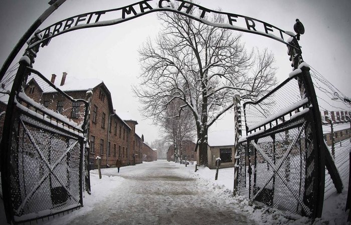 Auschwitz, no sul da Pol&ocirc;nia, foi o maior complexo de campos de concentra&ccedil;&atilde;o durante o regime nazista/Foto: AFP/Photo