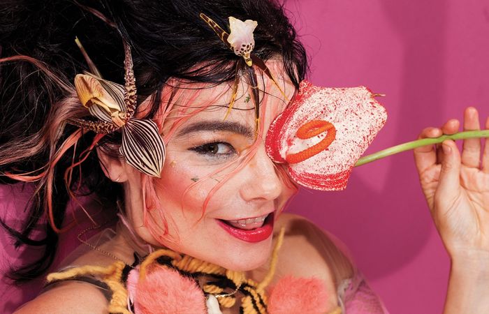 A islandesa Björk/Foto: Divulgação A islandesa Björk/Foto: Divulgação