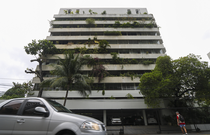 Edif&iacute;cio Villa Mariana foi projetado em 1976 pelo arquiteto Wandenkolk Tinoco/Foto: Tarciso Augusto/Esp.DP.