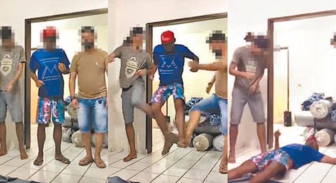 Desafio perigoso viralizou na internet nas últimas semanas./Foto: Reprodução/Internet.