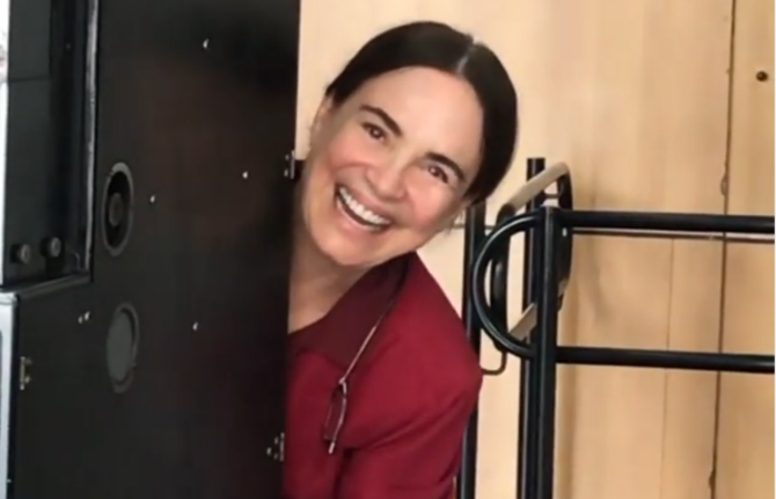 Regina Duarte na Ancine (Reprodução/Instagram)/ Regina Duarte na Ancine (Reprodução/Instagram)/
